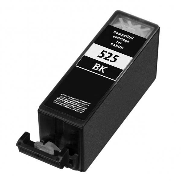 Atramentová kazeta kompatibilná s Canon PGI-525Bk s čipom (4529B001)