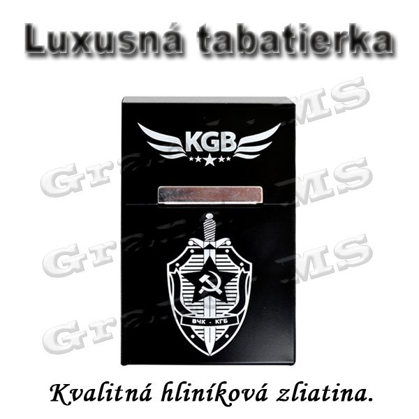 Tabatierka, púzdro, obal či krabička na cigarety - KGB