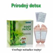 Prírodná detoxikačná náplasť na chodidlá FOOT PATCH - 1pár