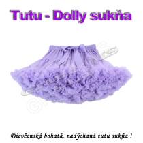 Tutu - Dolly sukňa pre dievčatá od 6 do 10 rokov - svetlo fialová