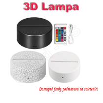 3D  dotyková lampa s diaľkovým ovládaním - FOTBAL 2