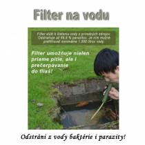 Vodný filter na prežitie v prírode