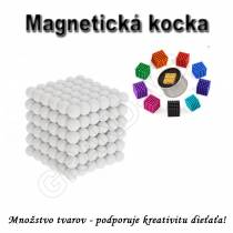 Magnetická NEOKOCKA - NEOCUBE magnetické guličky biele 216ks, 5mm