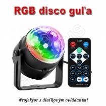 Projektor - RGB disco guľa