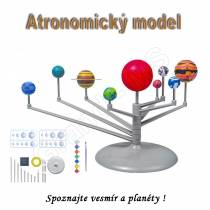 Astronomický model s 9 planétami vesmíru - kreatívna sada