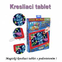 Magický kresliaci tablet pre deti s podsvietením