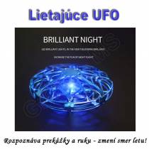 Elektronická indukčná hračka - Lietajúce UFO / RC DRON modrá