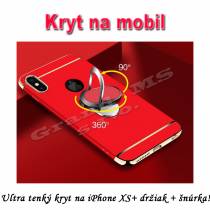Ultra tenký kryt na mobil iPhone Xs + magnetický držiak + šnúrka A