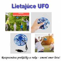 Elektronická indukčná hračka - Lietajúce UFO / RC DRON modrá