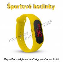 Športové digitálne hodinky QUEEN-US 0217, žlté