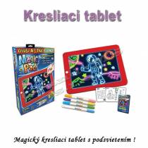 Magický kresliaci tablet pre deti s podsvietením