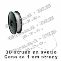 Svietiaca tlačová struna ABS - 1,75 mm - (cena za 1 m)