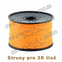 Tlačová struna ABS - 3 mm - oranžová