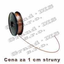 Tlačová struna ABS - 1,75 mm - hnedá (cena za 1 m)