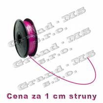 Tlačová struna ABS - 1,75 mm - ružová (cena za 1 m)