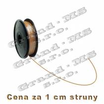 Tlačová struna ABS - 3 mm - zlatá (cena za 1 m)