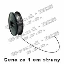 Tlačová struna ABS - 3 mm - čierna (cena za 1 m)