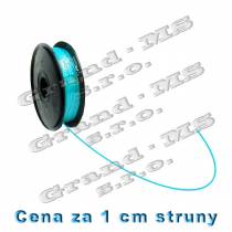Tlačová struna PLA - 1,75 mm - azúrová (cena za 1 m)