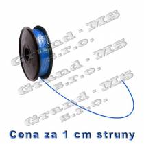 Tlačová struna PLA - 3 mm - modrá (cena za 1 m)