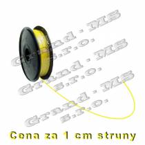 Tlačová struna PLA - 3 mm - žltá (cena za 1 m)