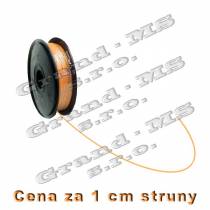 Tlačová struna HIPS - 1,75 mm - oranžová (cena za 1 m)