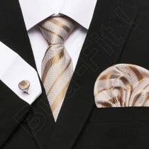 Luxusná 3 dielna kravatová sada - 07